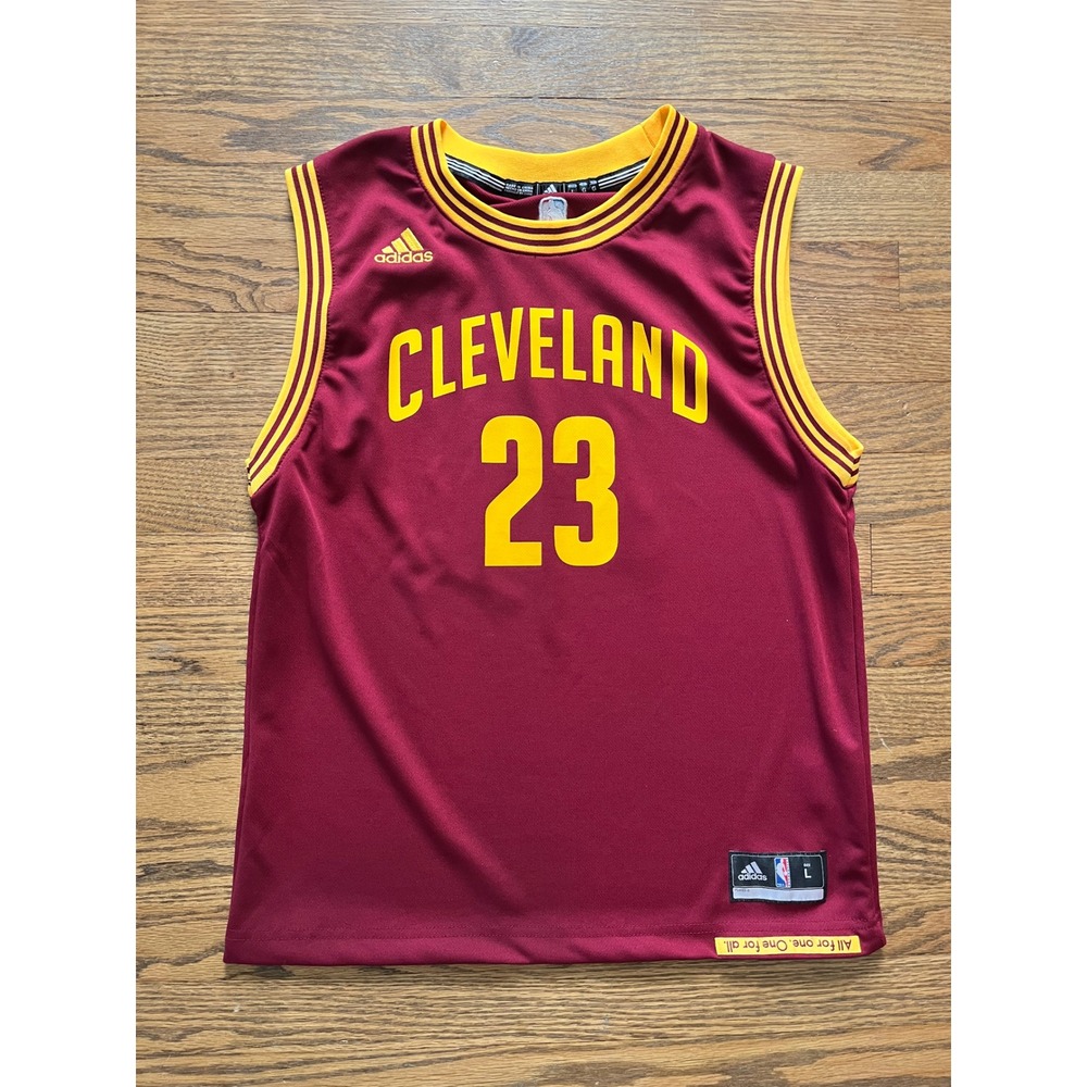 Adidas LeBron James‎ Cleveland Cavaliers Jersey Kids Large 23 NBA Basketball